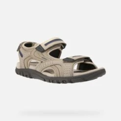 Geox Nu Pieds Et Sandales Strada U8224d Beige