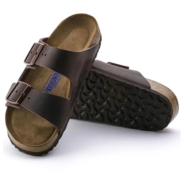 Birkenstock Mules Arizona Sfb Cuir Gras Habana 0452763 Narrow Fit Marron 5 Birkenstock Mules Arizona Sfb Cuir Gras Habana 0452763 Narrow Fit Marron â Image 5