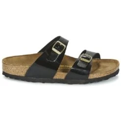 Birkenstock Mules Sydney Birko Flor 1000551 Noir -Magasin De Chaussures 9404102 2