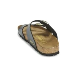Birkenstock Mules Sydney Birko Flor 1000551 Noir -Magasin De Chaussures 9404102 3