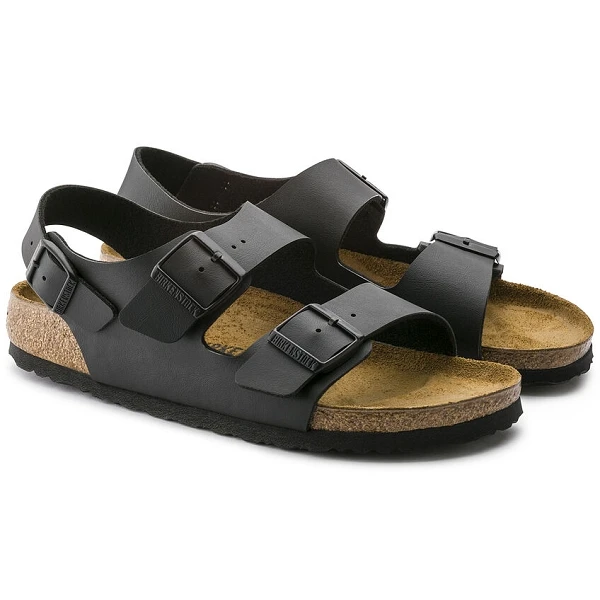 Birkenstock Nu Pieds Et Sandales Milano Birko Flor 034793 Narrow Fit Noir 3 Birkenstock Nu Pieds Et Sandales Milano Birko Flor 034793 Narrow Fit Noir – Image 3