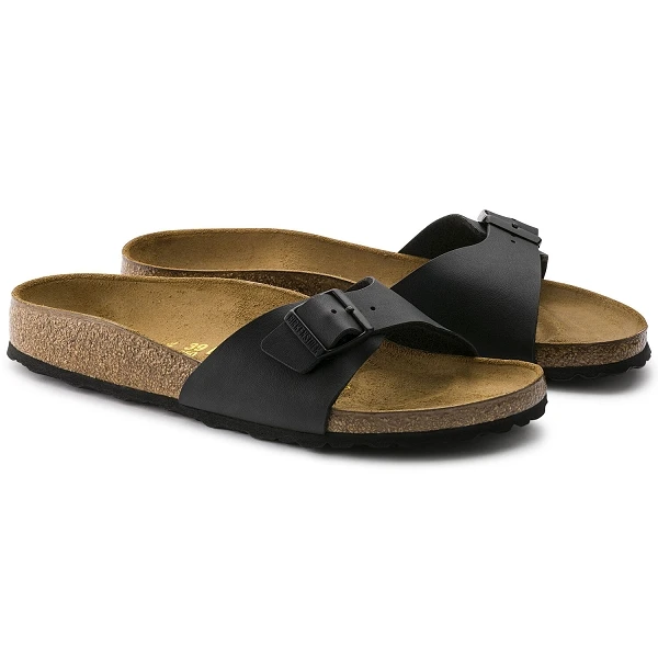 Birkenstock Mules Madrid Birko Flor 0040791 Normal Fit Noir 3 Birkenstock Mules Madrid Birko Flor 0040791 Normal Fit Noir – Image 3