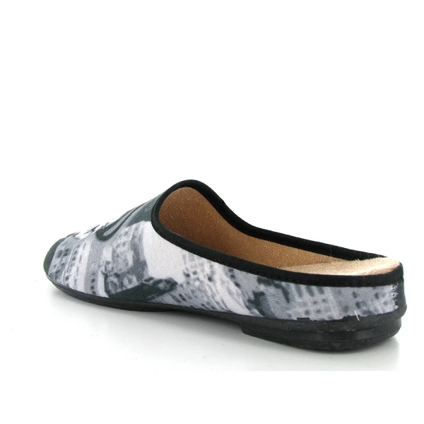 La Maison De L Espadrille Mules 2494 Bourvil Gris 2 La Maison De L Espadrille Mules 2494 Bourvil Gris – Image 2