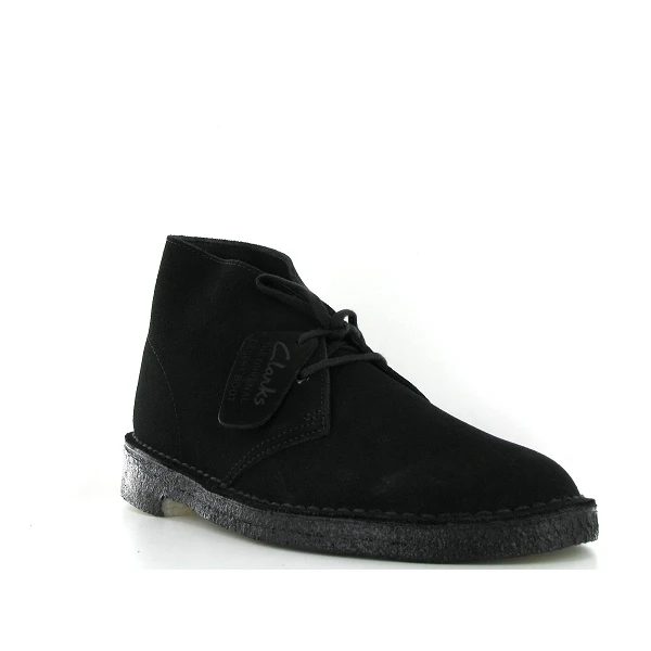 Clarks Originals Bottines Et Boots Desert Boot Noir 2 Clarks Originals Bottines Et Boots Desert Boot Noir â Image 2