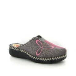 La Maison De L Espadrille Mules 4205 Bamara Brodee Rose
