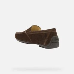 Geox Mocassins Moner U1144v Marron -Magasin De Chaussures A064802 4