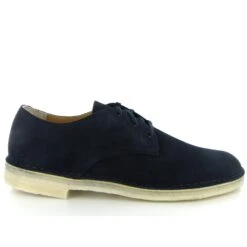 Clarks Originals Lacets Desert Crosby Bleu