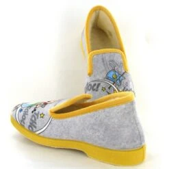 La Maison De L Espadrille Charentaises A54h Obelix Baffe Romain Jaune -Magasin De Chaussures A244801 3