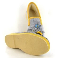La Maison De L Espadrille Charentaises A54h Obelix Baffe Romain Jaune -Magasin De Chaussures A244801 4