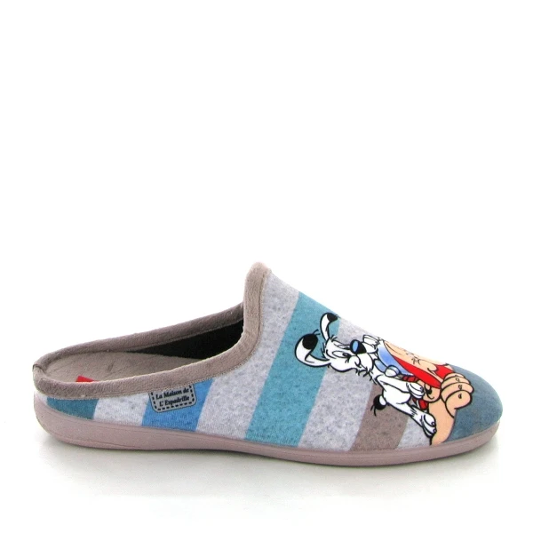 La Maison De L Espadrille Mules A13 Asterix Obelix Idefix Gris 2 La Maison De L Espadrille Mules A13 Asterix Obelix Idefix Gris – Image 2