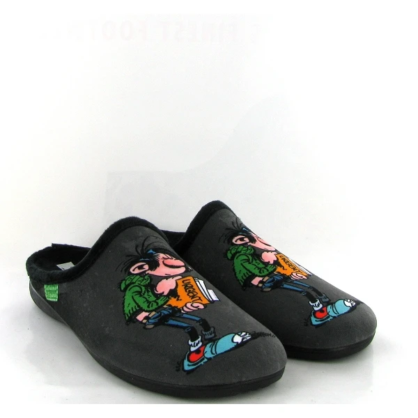 La Maison De L Espadrille Mules G510 Gaston Lagaffe Dossiers Noir 2 La Maison De L Espadrille Mules G510 Gaston Lagaffe Dossiers Noir – Image 2