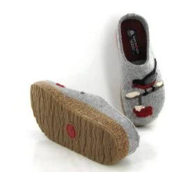 Haflinger Mules Grizzly Winterbird Gris -Magasin De Chaussures A248401 4