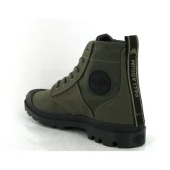 Palladium Bottines Et Boots Pampa Hi Army Olive Night Kaki -Magasin De Chaussures A255301 3