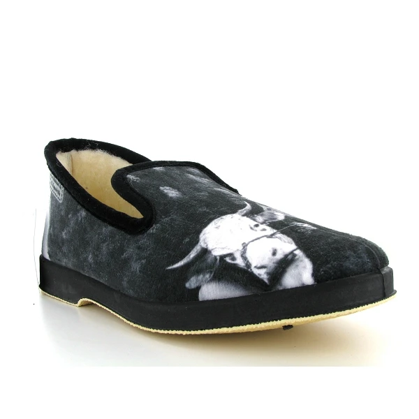 La Maison De L Espadrille Charentaises 7706 Noir 2 La Maison De L Espadrille Charentaises 7706 Noir – Image 2