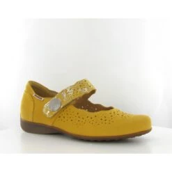Mephisto Mobils Ballerines Fabienne Jaune -Magasin De Chaussures B330104 2