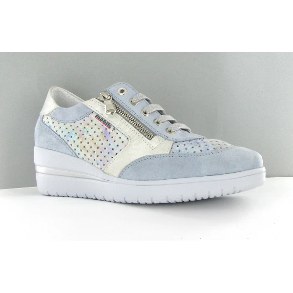 Mephisto Lacets Precilia Perf Bleu 2 Mephisto Lacets Precilia Perf Bleu – Image 2