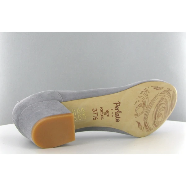 Perlato Escarpins 10366 Gris 4 Perlato Escarpins 10366 Gris – Image 4