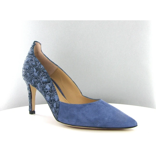 Perlato Escarpins 10556 Bleu 2 Perlato Escarpins 10556 Bleu – Image 2