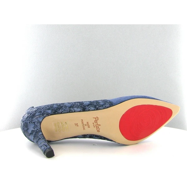 Perlato Escarpins 10556 Bleu 3 Perlato Escarpins 10556 Bleu – Image 3
