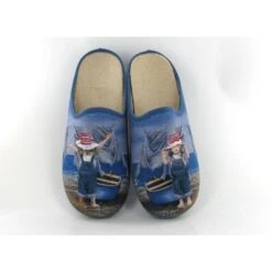 La Maison De L Espadrille Mules 2038 Fille Bretagne Bleu