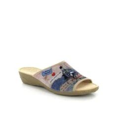 La Maison De L Espadrille Mules 2035 Velo Beige