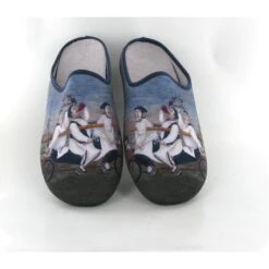 La Maison De L Espadrille Mules 2481 Francais Baguette Marine