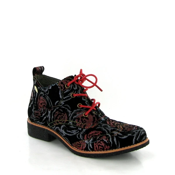 Laura Vita Lacets Cocralieo 07m Grenat Multicolore 1 Laura Vita Lacets Cocralieo 07m Grenat Multicolore