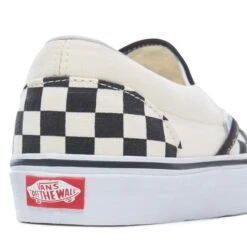 Vans Sneakers Classic Slip On Blk Wht Chckerboard Multicolore -Magasin De Chaussures D018101 4