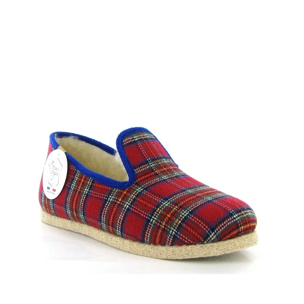 Chausse Mouton Charentaises Edimbourg 5 Chaines Rouge 1 Chausse Mouton Charentaises Edimbourg 5 Chaines Rouge