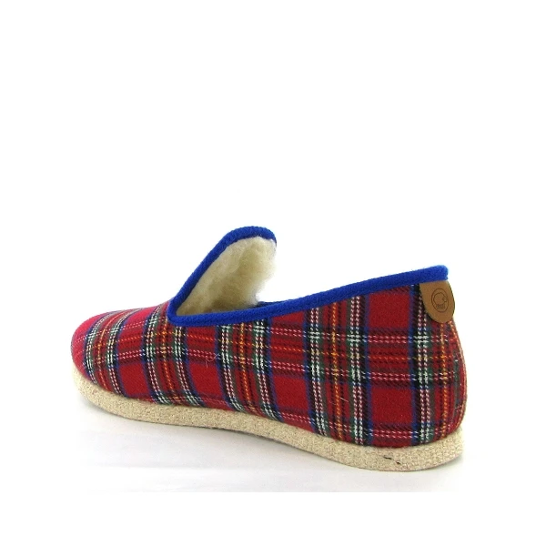Chausse Mouton Charentaises Edimbourg 5 Chaines Rouge 3 Chausse Mouton Charentaises Edimbourg 5 Chaines Rouge – Image 3
