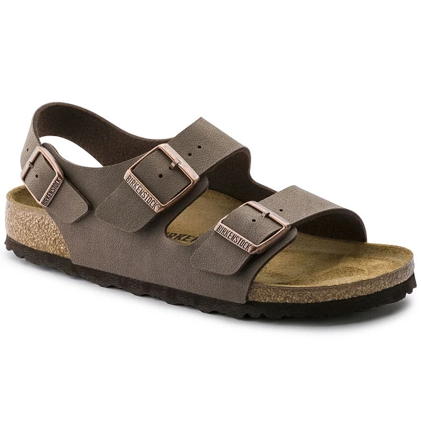 Birkenstock Nu Pieds Et Sandales Milano Birko Flor 634503 Narrow Fit Marron 1 Birkenstock Nu Pieds Et Sandales Milano Birko Flor 634503 Narrow Fit Marron