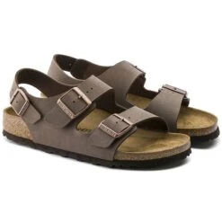 Birkenstock Nu Pieds Et Sandales Milano Birko Flor 634503 Narrow Fit Marron 7 Birkenstock Nu Pieds Et Sandales Milano Birko Flor 634503 Narrow Fit Marron -Magasin De Chaussures D081101 3