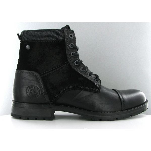 Jack & Jones Jack Jones Bottines Et Boots Marshall Combo Noir 1 Jack & Jones Jack Jones Bottines Et Boots Marshall Combo Noir