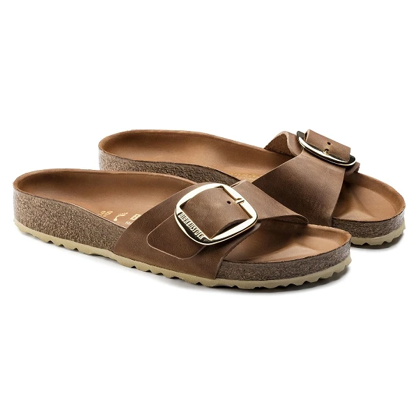 Birkenstock Mules Madrid Big Buckle Hex Marron 3 Birkenstock Mules Madrid Big Buckle Hex Marron – Image 3