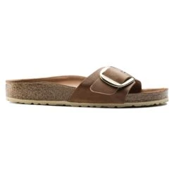 Birkenstock Mules Madrid Big Buckle Hex Marron 9 Birkenstock Mules Madrid Big Buckle Hex Marron -Magasin De Chaussures E086301 4