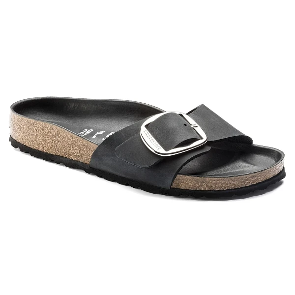 Birkenstock Mules Madrid Big Buckle Hex Noir 1 Birkenstock Mules Madrid Big Buckle Hex Noir