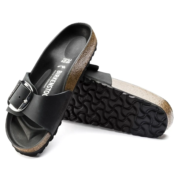 Birkenstock Mules Madrid Big Buckle Hex Noir 5 Birkenstock Mules Madrid Big Buckle Hex Noir – Image 5