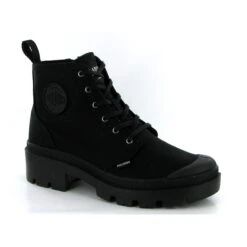 Palladium Bottines Et Boots Pallabase Twill Noir