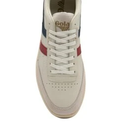 Gola Sneakers Contact Leather Cmb261 Rouge -Magasin De Chaussures E154602 4