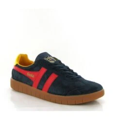 Gola Sneakers Hurricane Suede Cmb046 Bleu