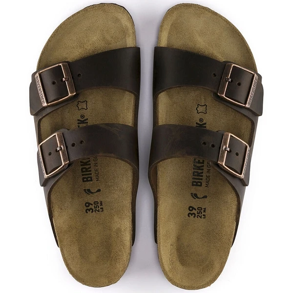Birkenstock Mules Arizona 52533 Nu Oiled Habana Marron 4 Birkenstock Mules Arizona 52533 Nu Oiled Habana Marron – Image 4