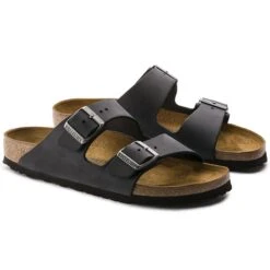Birkenstock Mules Arizona 552113 Nu Oiled Black Noir -Magasin De Chaussures E189001 3