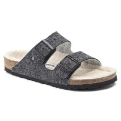 Birkenstock Mules Arizona Feutre De Laine 1019488 Gris