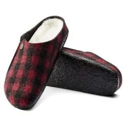 Birkenstock Mules Zermatt Rivet Plaid Red 1017542 Rouge 8 Birkenstock Mules Zermatt Rivet Plaid Red 1017542 Rouge -Magasin De Chaussures E232901 4