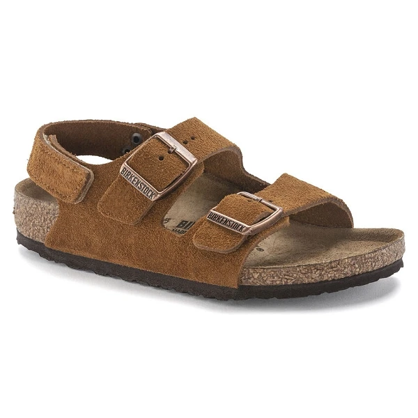 Birkenstock Nu Pieds Et Sandales Milano Kids 1024461 Marron 1 Birkenstock Nu Pieds Et Sandales Milano Kids 1024461 Marron