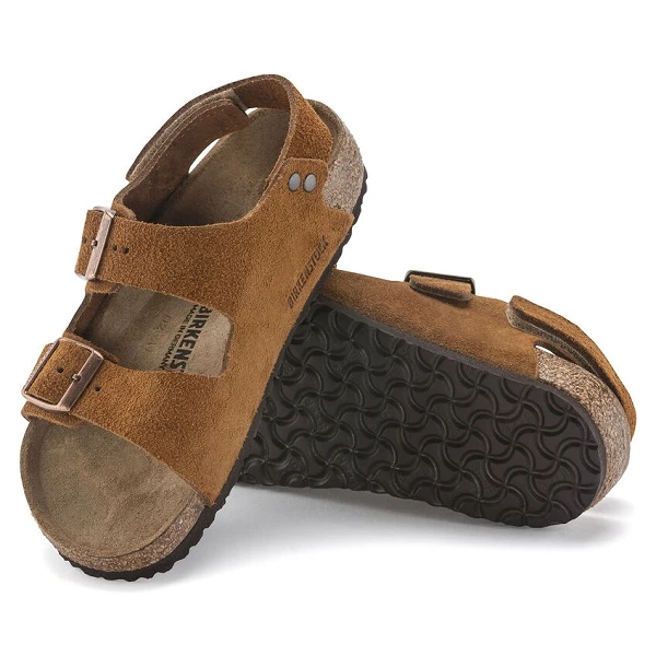 Birkenstock Nu Pieds Et Sandales Milano Kids 1024461 Marron 2 Birkenstock Nu Pieds Et Sandales Milano Kids 1024461 Marron â Image 2