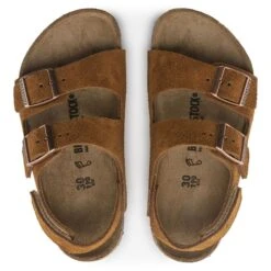 Birkenstock Nu Pieds Et Sandales Milano Kids 1024461 Marron 6 Birkenstock Nu Pieds Et Sandales Milano Kids 1024461 Marron -Magasin De Chaussures E267701 3