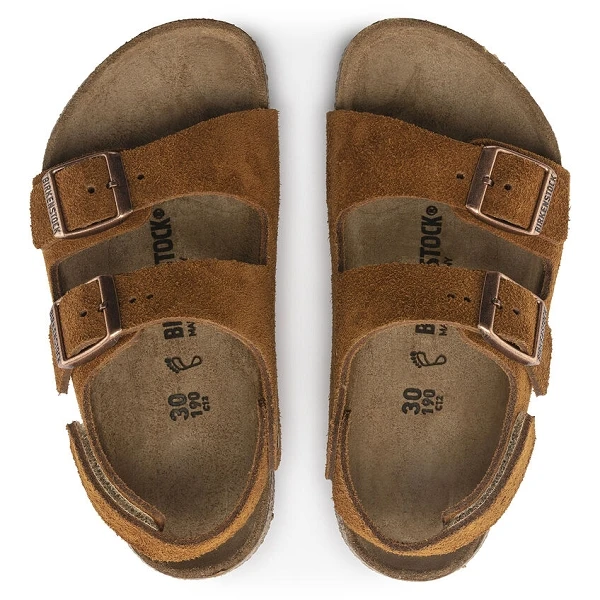 Birkenstock Nu Pieds Et Sandales Milano Kids 1024461 Marron 3 Birkenstock Nu Pieds Et Sandales Milano Kids 1024461 Marron â Image 3