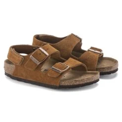 Birkenstock Nu Pieds Et Sandales Milano Kids 1024461 Marron 7 Birkenstock Nu Pieds Et Sandales Milano Kids 1024461 Marron -Magasin De Chaussures E267701 4