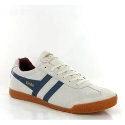 Gola Sneakers Harrier Suede Cma192 Blanc